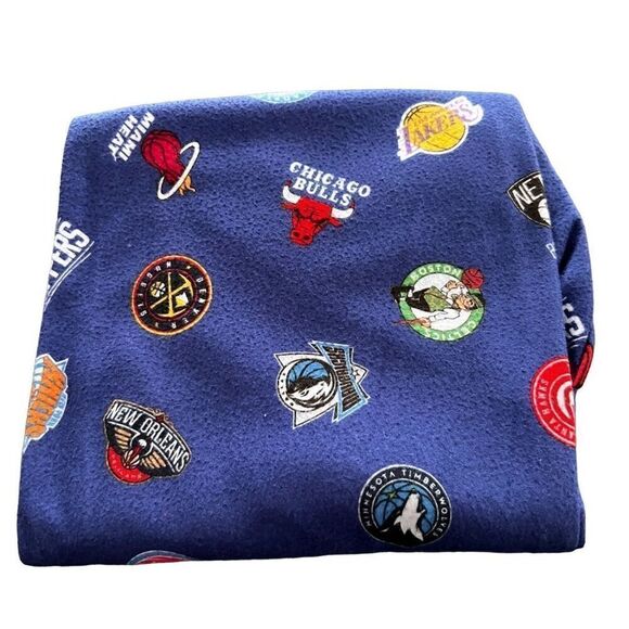 NBA BASKETBALL TEAM kids fleece Pajama bottoms Size 8 - Picture 5 of 8